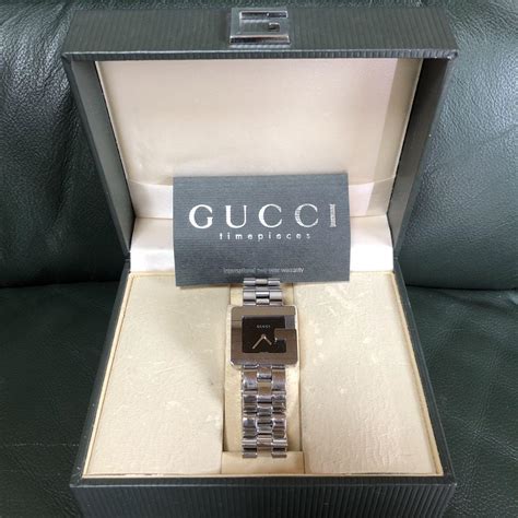 Gucci [Near MINT / BOX] GUCCI 3600J G Women's Black Dial